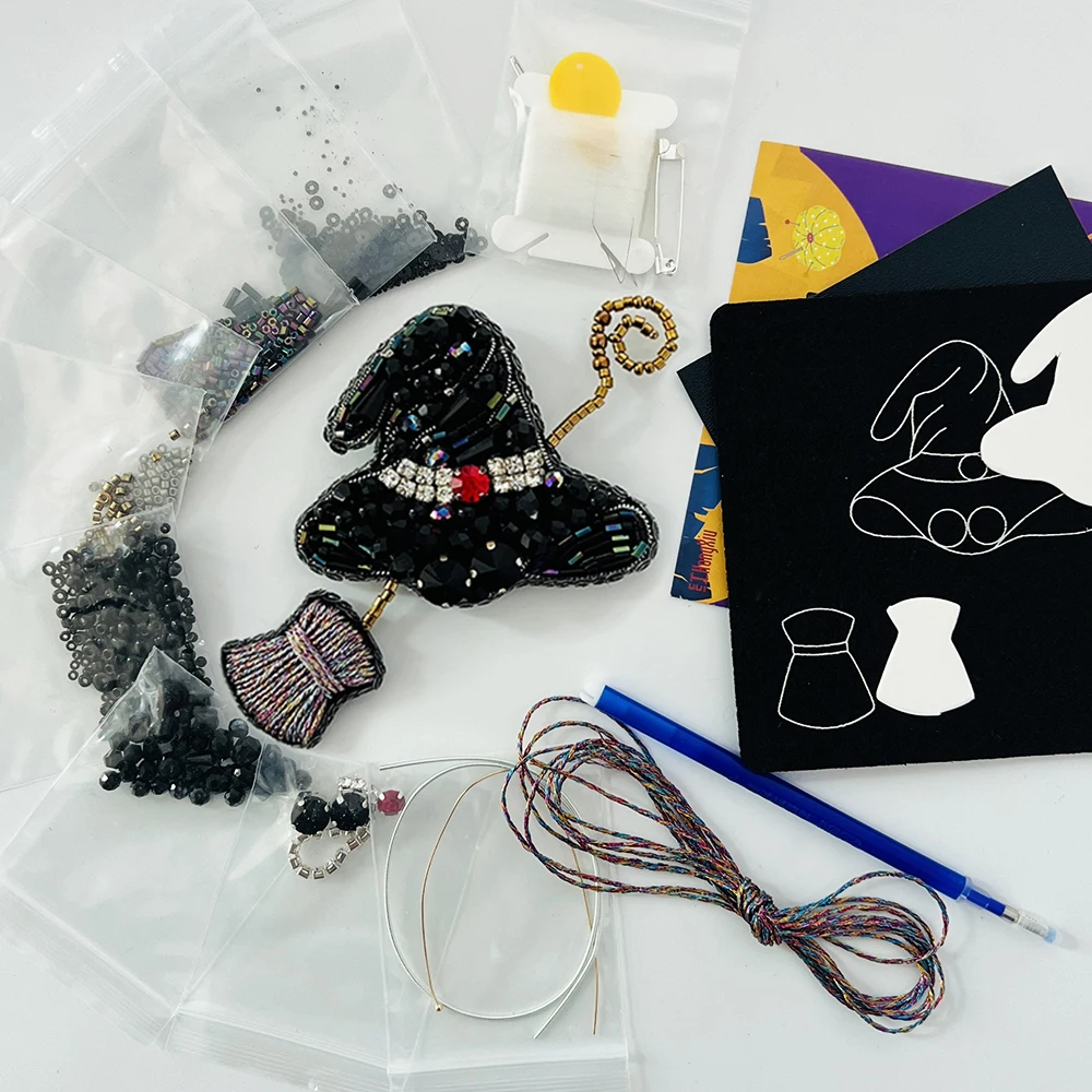 

Novelty 2026 DIY Bead Embroidery Kit for Beginners with Video Tutorials: Handmade Arts and Crafts Complete Kit, Joy Sunday Hobby