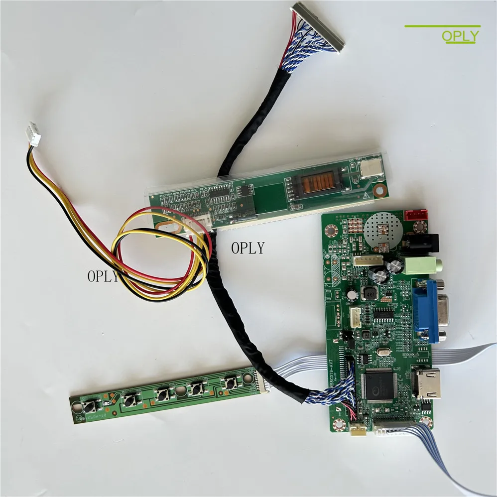 

Плата контроллера 58C, совместимая с HDMI VGA для B156XW01 V0 B156XW01 V1 B156XW01 V2 1366X768 светодиодный ЖК-экран 15,6 дюйма, комплект аудио в