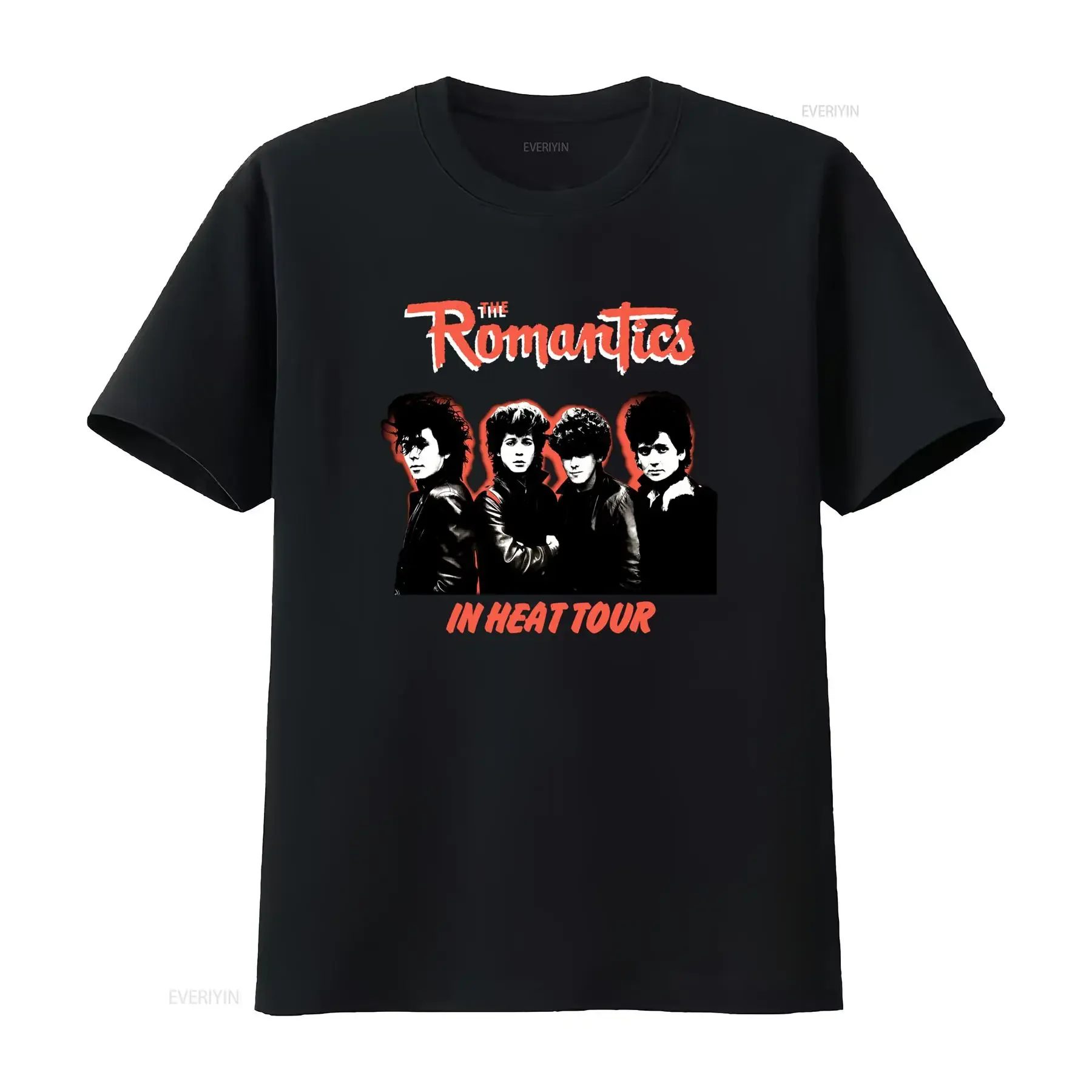 80s Retro The Romantics In Heat Tour New Wave Band T shirt vintage Washed Stretched designer clothes fashion