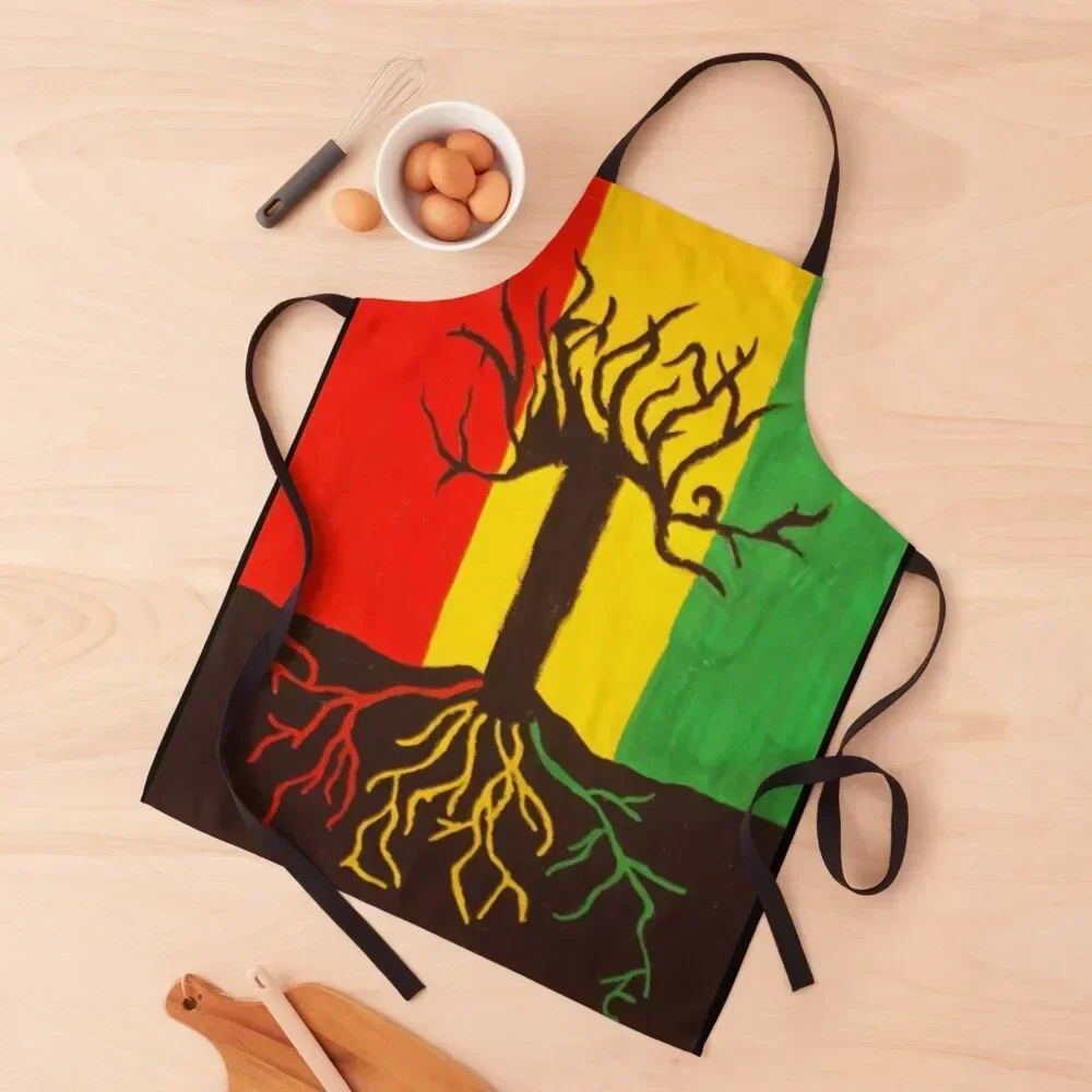

Rasta Roots Apron Beauty Hairdressing Restaurant Men'ss Apron