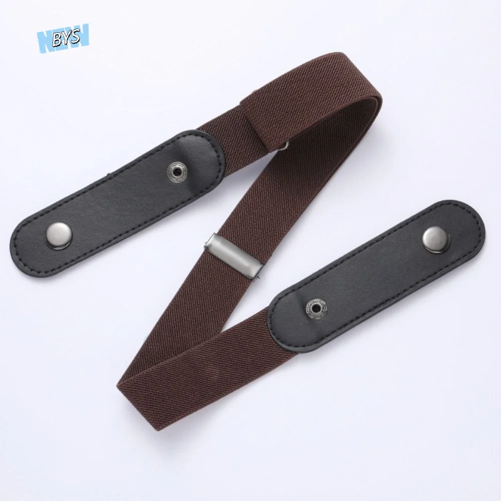 

Without Buckle Elastic Belt Traceless Japanese Decoration Buckle Free Belt Stealth Black No Buckle Invisible Belt Pants