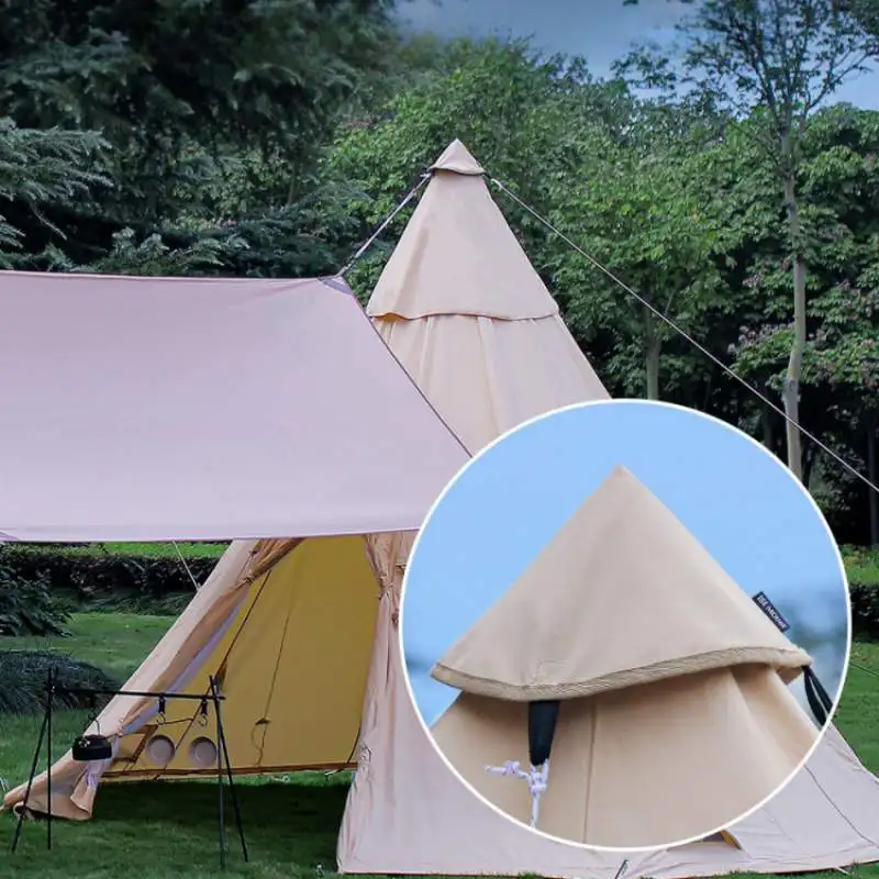 

Outdoor Tent Connector Cap Set Canopy Pitching Connector Camping Tent Accessories Triangle Waterproof Cap New