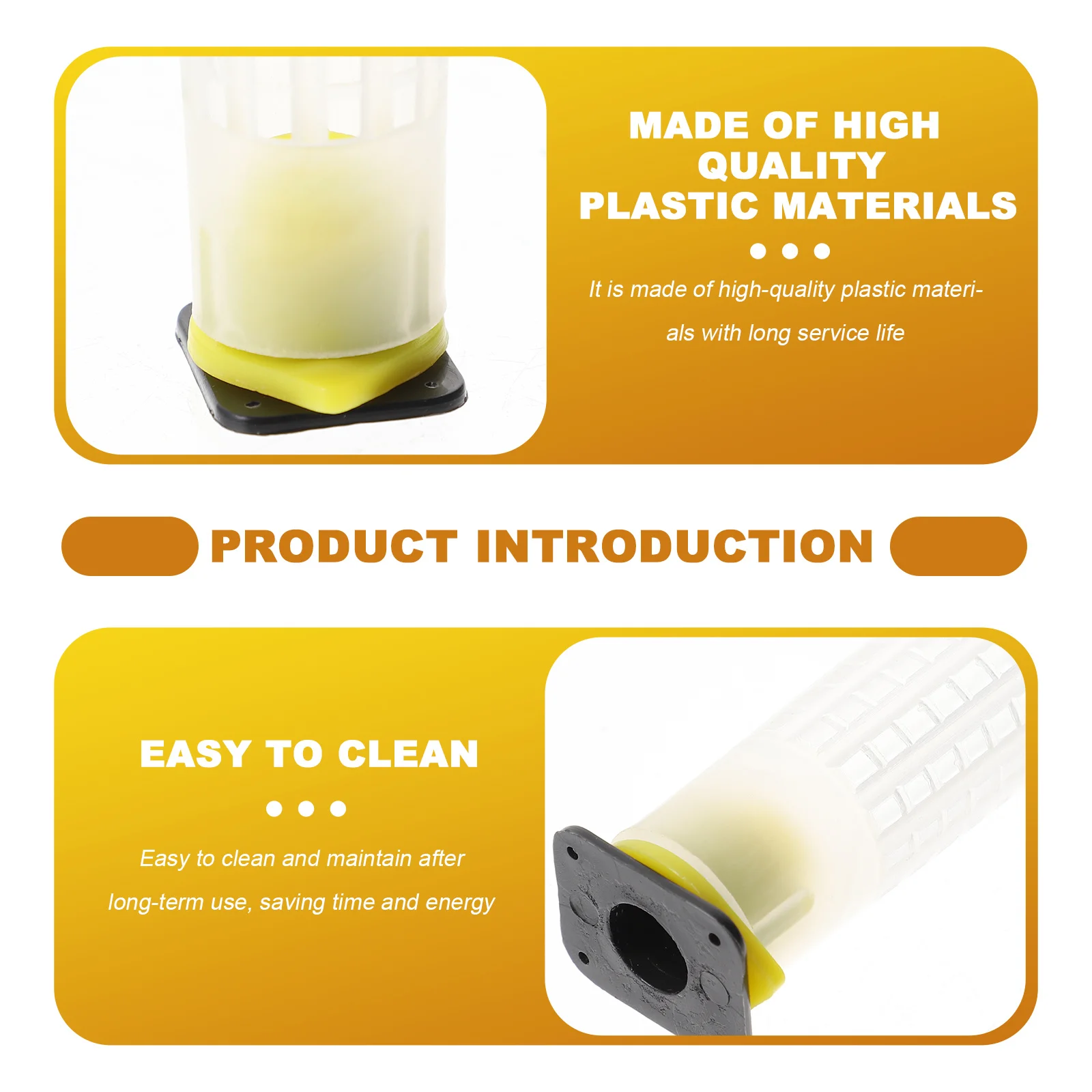 20 قطعة الغطاء الواقي لخلية الملكة البلاستيك خلية النحل حارس السلامة مكافحة العض دائم سهلة نظيفة تربية النحل أداة قفص النحل حامي