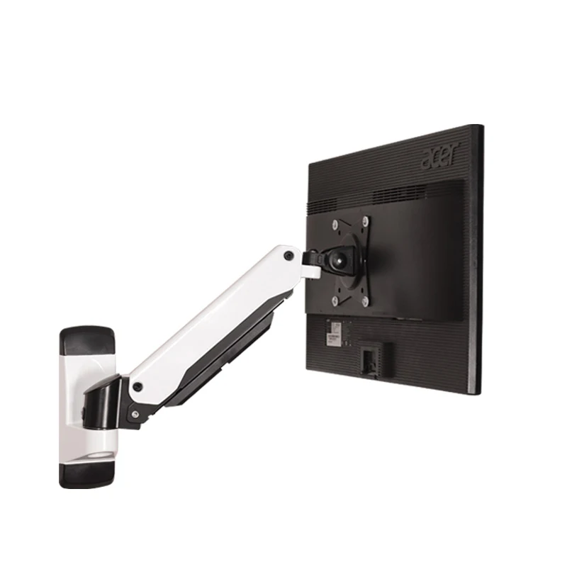 GA11W CE Approved Monitor Arm Height Adjustable Foldable Design with Gas Spring Arm Technology 90 Degree Tilt Angle New Product