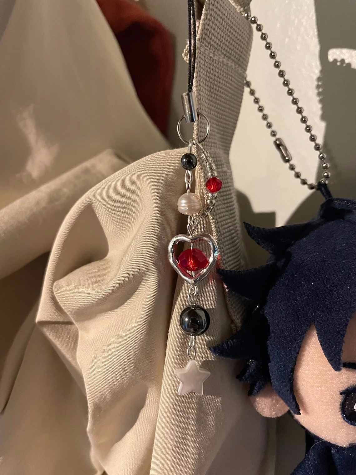 Handmade txt thursday\'s child inspired beaded phone charm pendant | phone strap|moa gift | kpop accessories | keychain