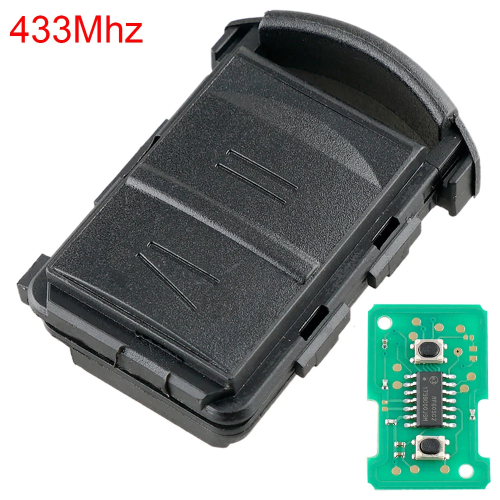 433MHz 2 Buttons Car Remote Key Fit for Meriva / Opel / Vauxhall / Corsa Car Key Replacements