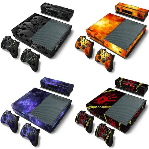 For Xbox One Console Skin Protective Vinyl Decal for X box One Full Cover Sticker for Game Device Controller