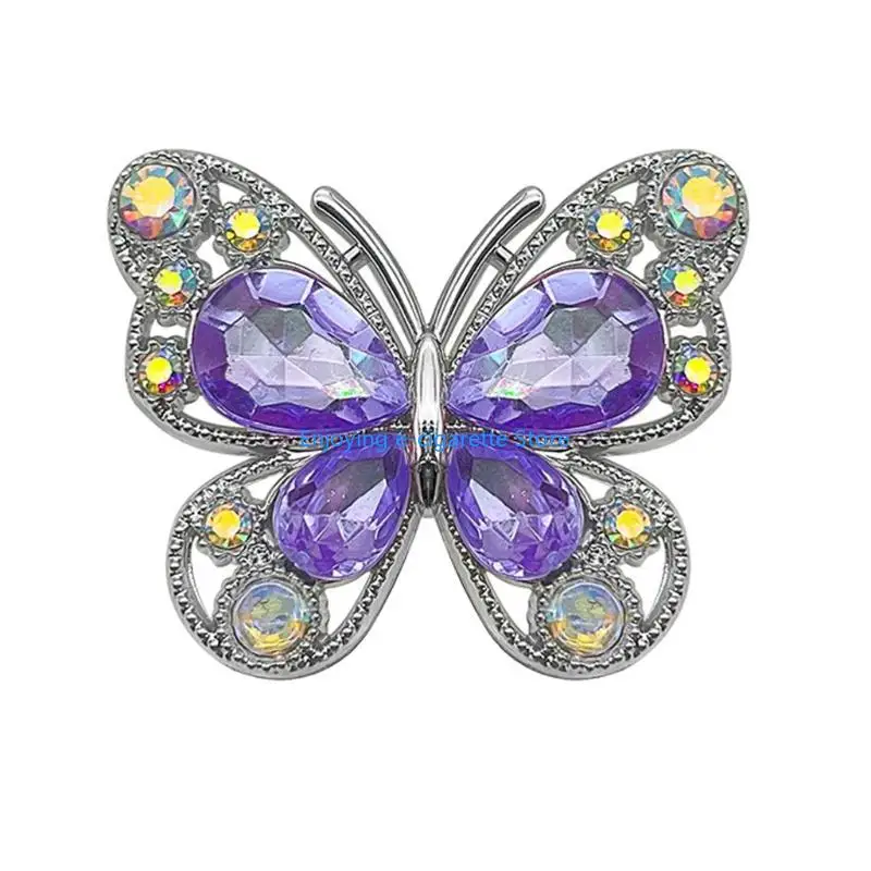 2PCS glitzernde Schmetterlings-Kopfhörerdekorationen aus Legierung für stilvolle Personalisierung, modischen Charme Y4QF – Detail 9
