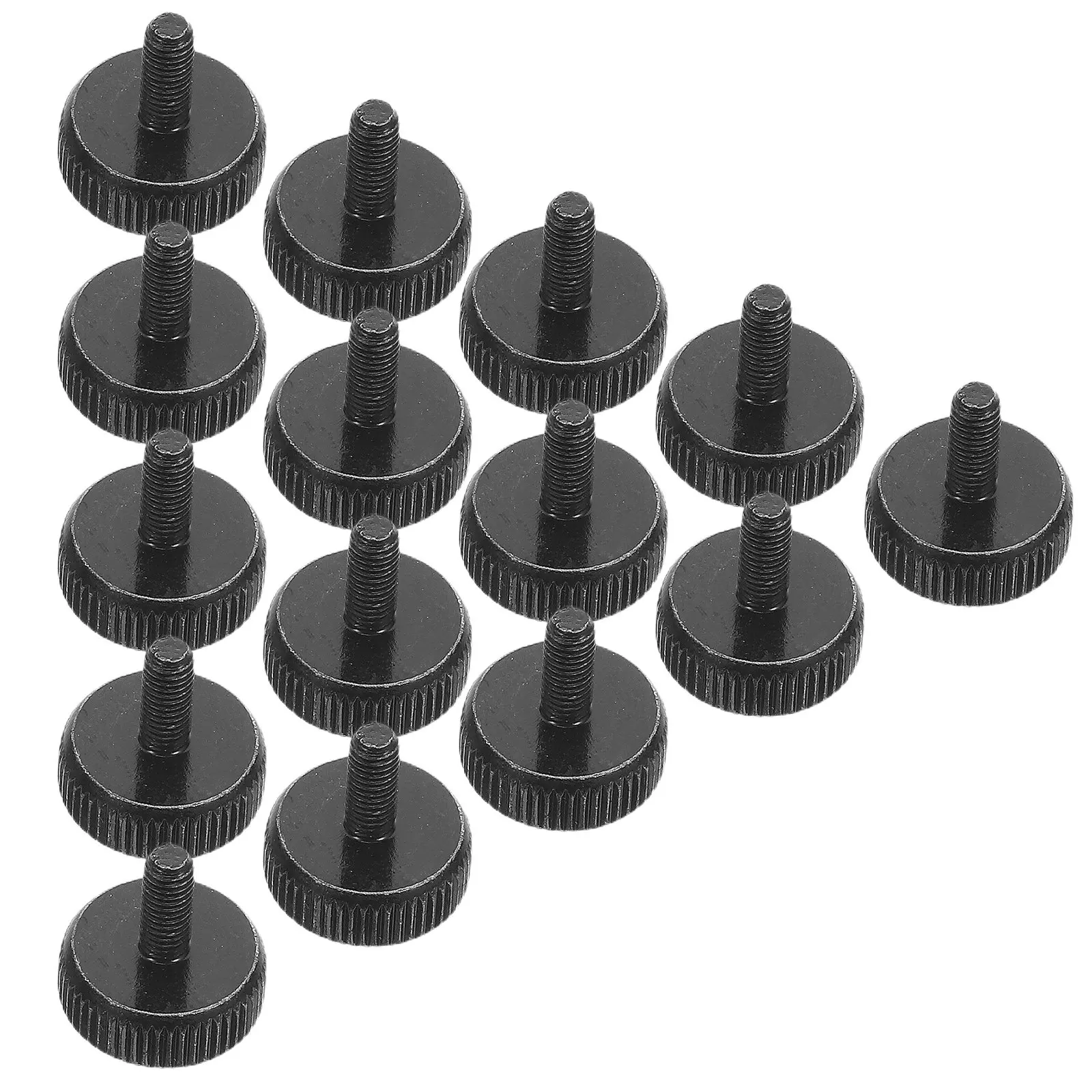 30Pcs Pc Case Thumb Screws M3 Carbon Steel Ergonomic Grip Anti-Slip Threading for Tool-Free Desktop Computer Installation Repair