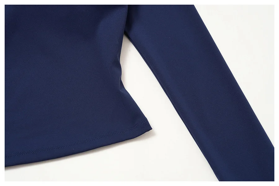 2-teiliges Yoga-Set, Damen-Trainingsanzug, modisches, gestreiftes Workout-Set, Gym-Shorts, Outfit, hochtailliert, Po-Lifting, lange Ärmel, Yoga-Kleidung – Detail 32