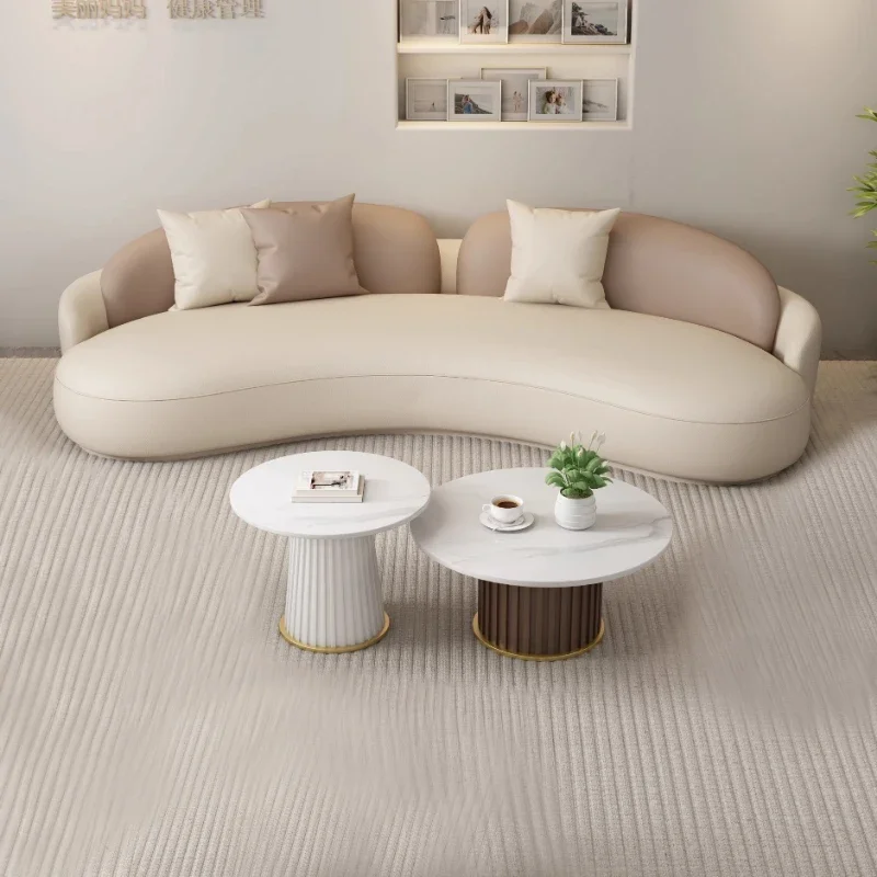 Puffs modernos Asiento muebles de cuero seccional sofá de dos plazas silla de oficina sofá de nube comprimido sofá cama plegable reclinable