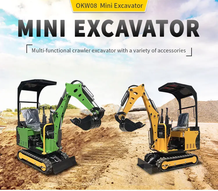 Maßgefertigter CE Euro 5 0,8-Tonnen-Minibagger, kompakter hydraulischer Raupenbagger für Landschaftsbau, Landwirtschaftliche Grabenarbeiten und Bauarbeiten – Detail 2