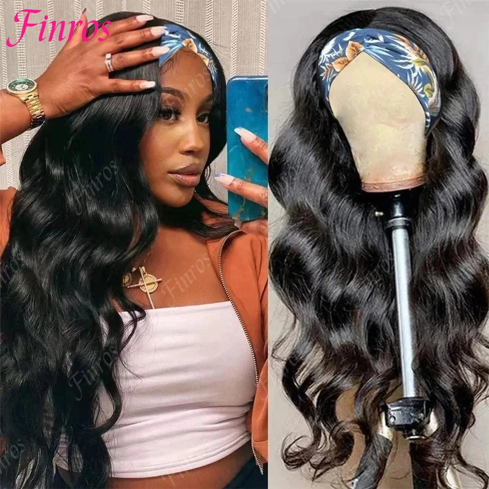 

Headband Wig Human Hair Body Wave Wig 200% Density Remy Human Hair Wigs For Black Women Brazilian Ready To Wear Wig For Women