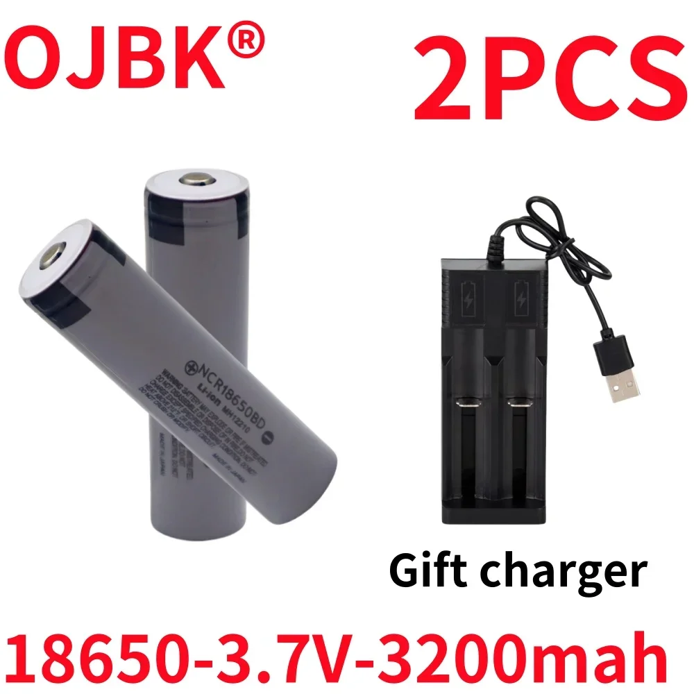 NRC18650BD 3.7v Rechargeable lithium Battery 3200mAh 25A 18650Battery Lithium Ion Power Battery for electric tool Free Shipping