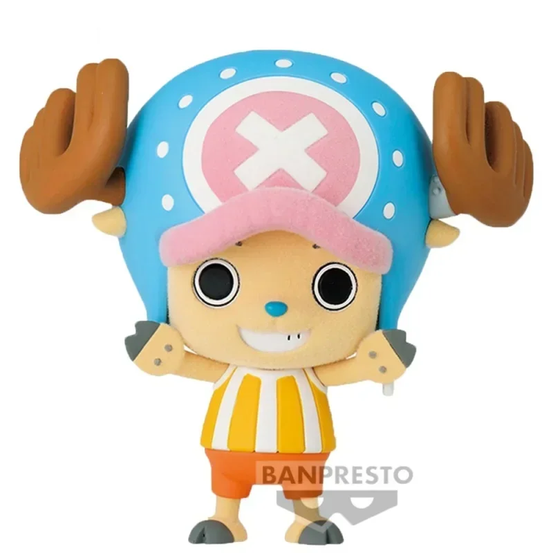 BANDAI Anime One Piece Fluffy Puffy Series Tony Tony Chopper Figures Pvc Statue Model Dolls Collectible Children Toys Kids Gifts