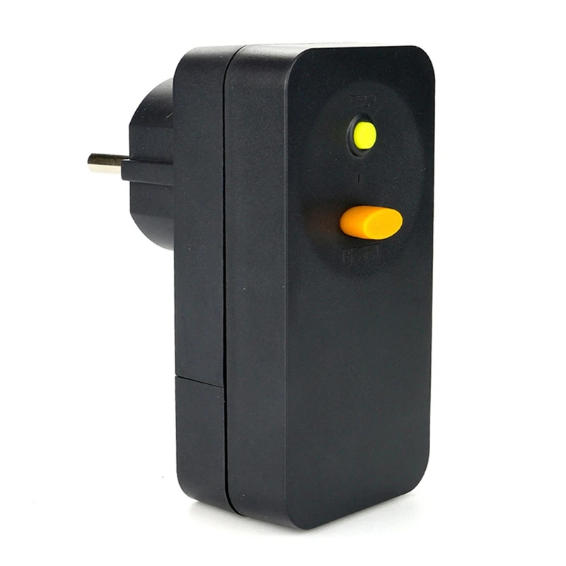 FI Circuit Breaker Personal Protection Plug Replacement Plug 10mA Residual Current Circuit Breaker 16Amp EU Plug image 4