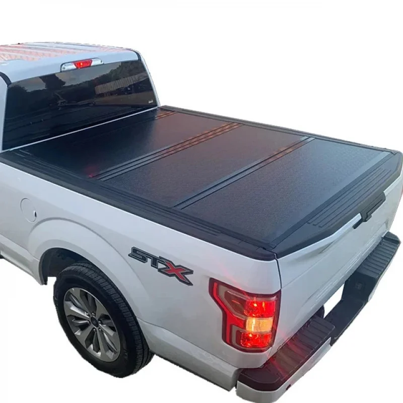 

Hard Tri Folding Pickup Tonneau Cover Aluminum for 2016 Hilux Revo Vigo