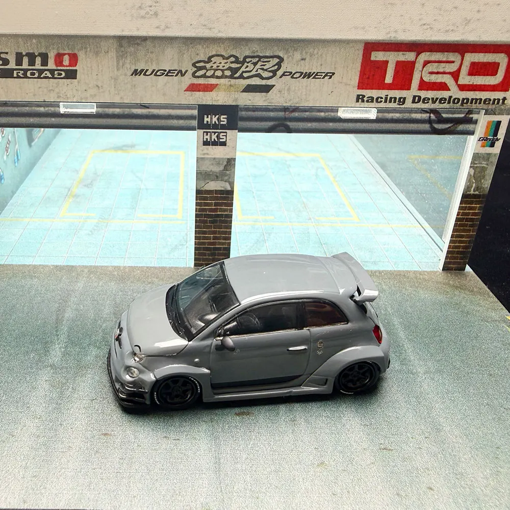MGT 1/64 LB-WORKS X Abas Works ABARTH 595 Legierungs-Druckguss-Modellauto Sammlerstück Spielzeugfahrzeug Geschenk (Ohne Verpackung) – Detail 6