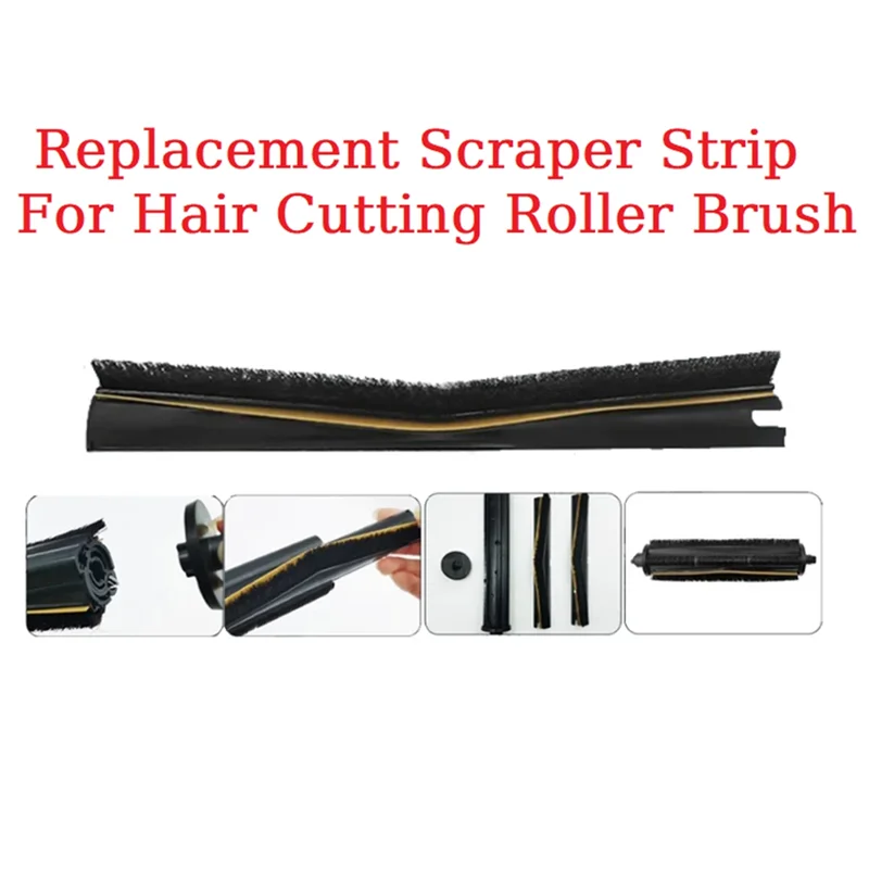 A74G-Ersatz-Rollenbürsten-Kratzstreifen-Set für Dreame X40/X30/X20/X10/S30/S20/S10/L20 Ultra Series Staubsaugeraufsatz
