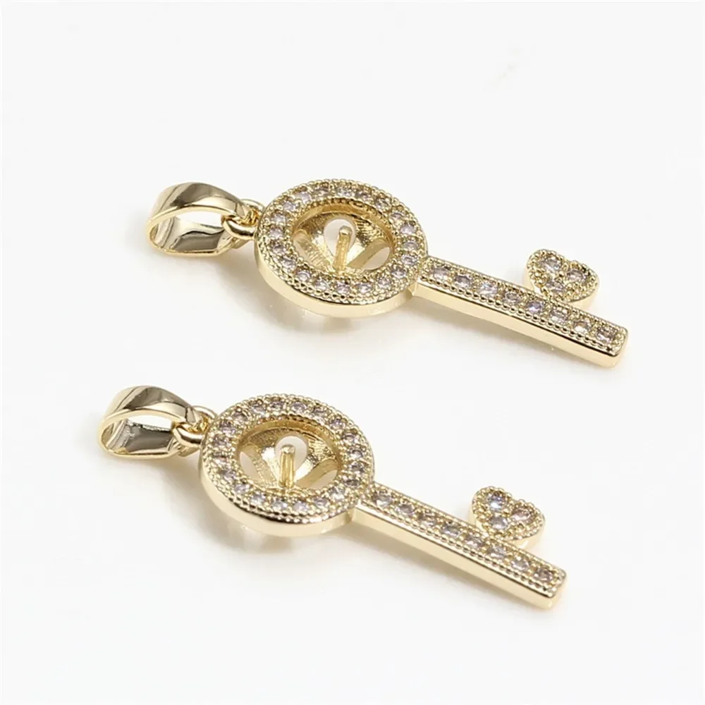 

DIY Gold-Plated Pearl Pendant Setting, Handmade Jewelry Crafting Accessories Jewelry Findings No Pearl No Chain