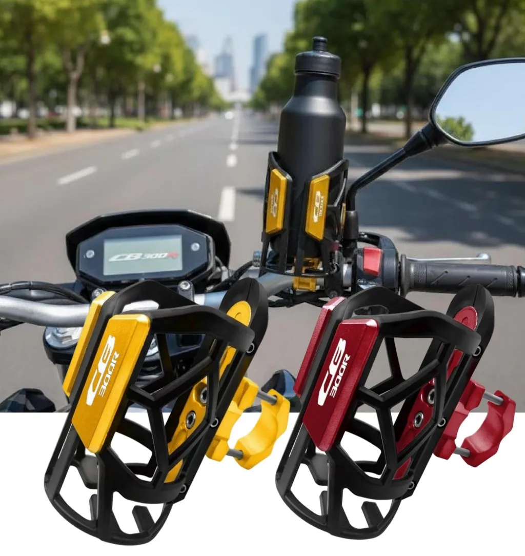 دراجة نارية كأس الماء حامل لهوندا CB125R CB150R CB300R CB400 CB500X CB500R عالية الجودة دراجة نارية موضة حامل كأس الماء