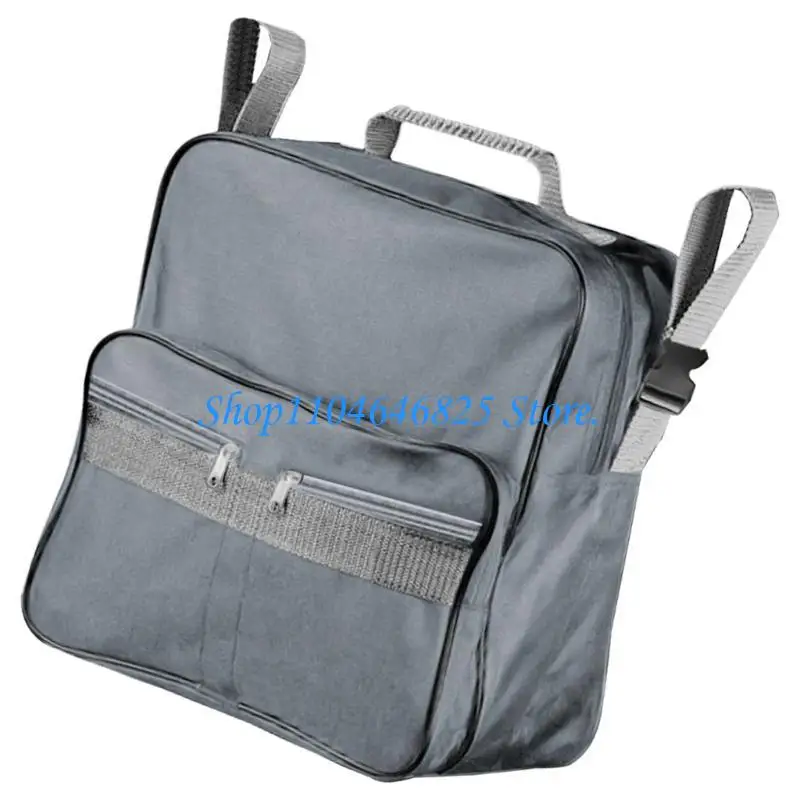 Senior Friendly Wheelchair Bag Wheelchair Side Waterproof Storage Large Capacity Travel Accessory