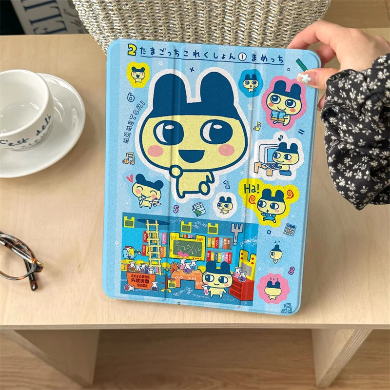 Cute Cartoon Tablet Case For iPadA16 Pro 11 inch Air 2025 iPad Air 5/4 10.9 10.2 9.7 inch 10.5 mini 7 6 Cover with Pen Holder
