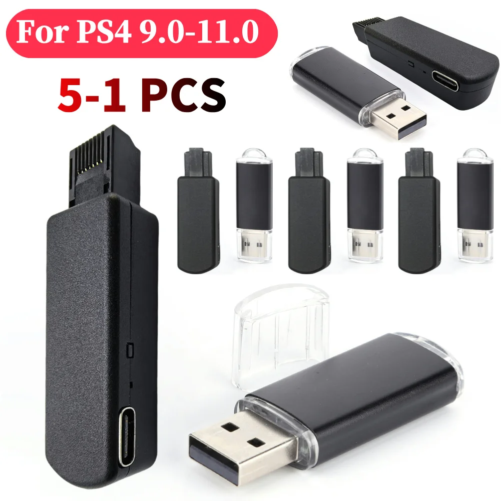 One-Key JB Tool Mod Kit USB Dongle with Type-C Cable Modification Kit Game Accessories for PS4/PS4 Pro/PS4 Slim 9.0-11.0 System