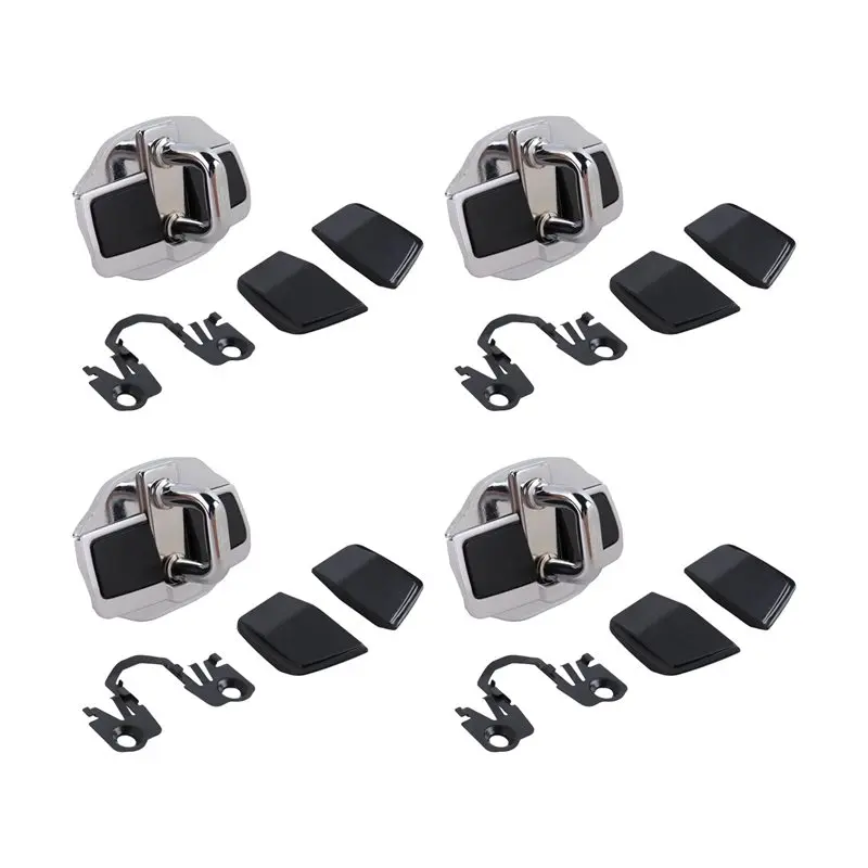 4Set Car For Door Lock Buckle Upgraded Stabilizer Cover Latches Stopper For Lexus-Toyota Series Eliminate Abnormal Space