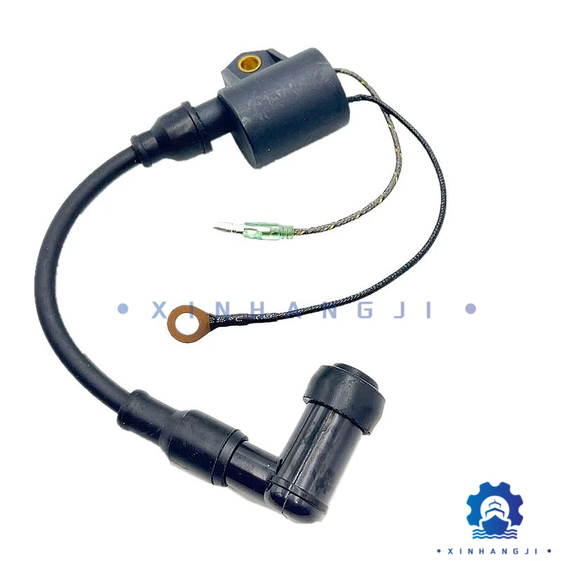 

Ignition Coil Assy W/label 3C8-06048-0 For Tohatsu Outboard 2T 40/70/115HP 3 Cylinder ，3C7-060500M，3C8-060480M，3C7-06040-0