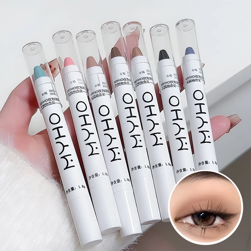 Text marker Stift Glitter Lidschatten Liner Bleistift langlebige Text marker Nagel Bleistift Schimmer Lidschatten Stick für Augen Make-up