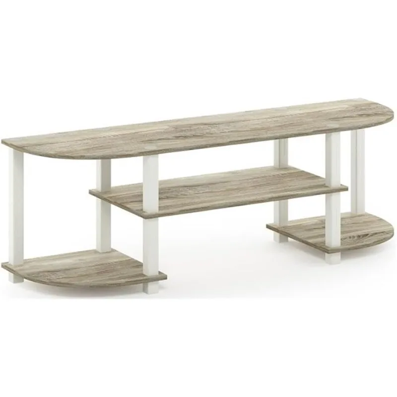 

TV Entertainment Center, Sonoma Oak/White, 47. 25x13. 4x15. 9