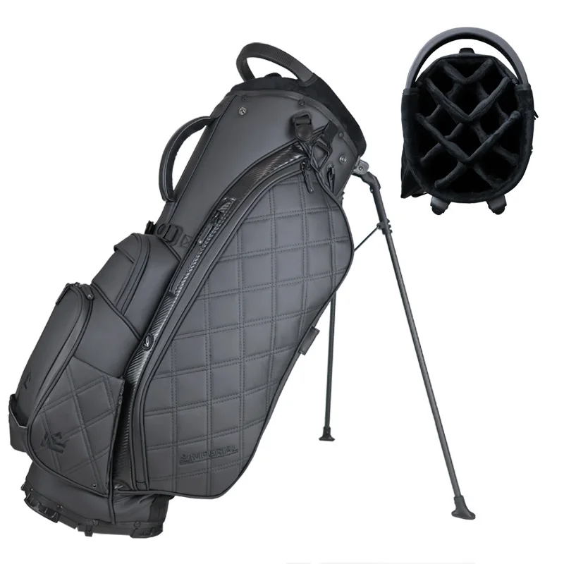 Golf Bracket Bag 14-hole Partition PU Waterproof Golf Bag