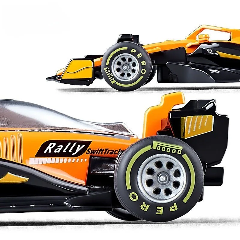 1:43 Diecast Formula 1 Racing Car #16 Metal Alloy Vehicle Model Mini Toy Desktop Decoration Birthday Gift for Boys