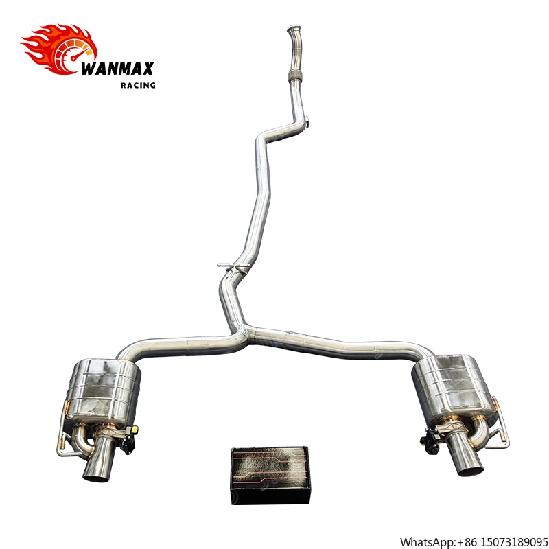 

For 2023 E53 W213 Performance Upgrade 3.0L M256 Turbo Catback Downpipe Valved Stainless Steel Exhaust System