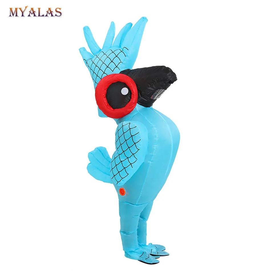 

Костюм талисмана попугая для рекламного мероприятия, косплей для взрослых, Хэллоуин, Рождество, мультяшное животное, аниме-шоу без батареи