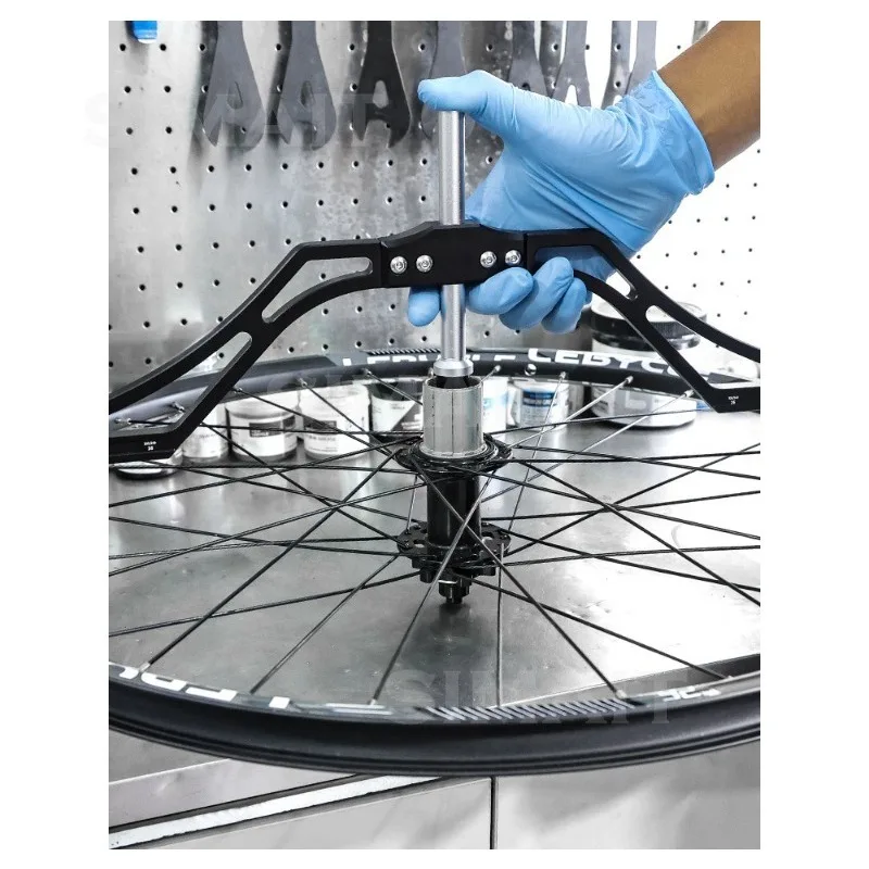Bicycle Wheel Set Centric Bow Rim, Spoke Hub Center Positioning Gauge Calibration Rim Tool