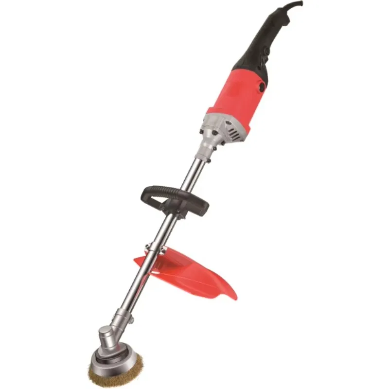 Adjustable Speed 200MM Electric Mortar Plastering Machine Hand-Held Core Motor Rust Removal Concrete Mixers Cement Rust Remover