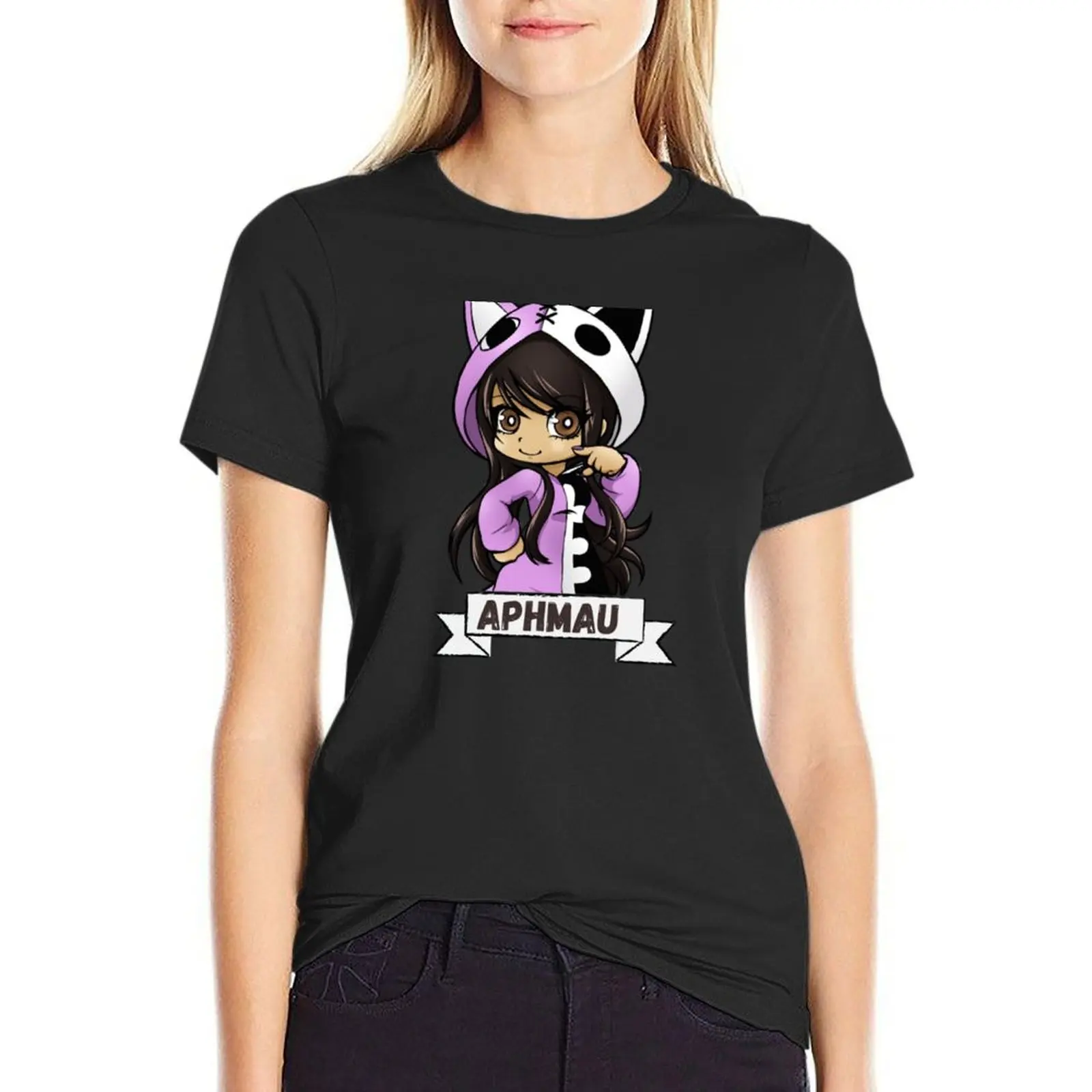 

Aphmau T-Shirt vintage customs quick drying workout shirts for Women