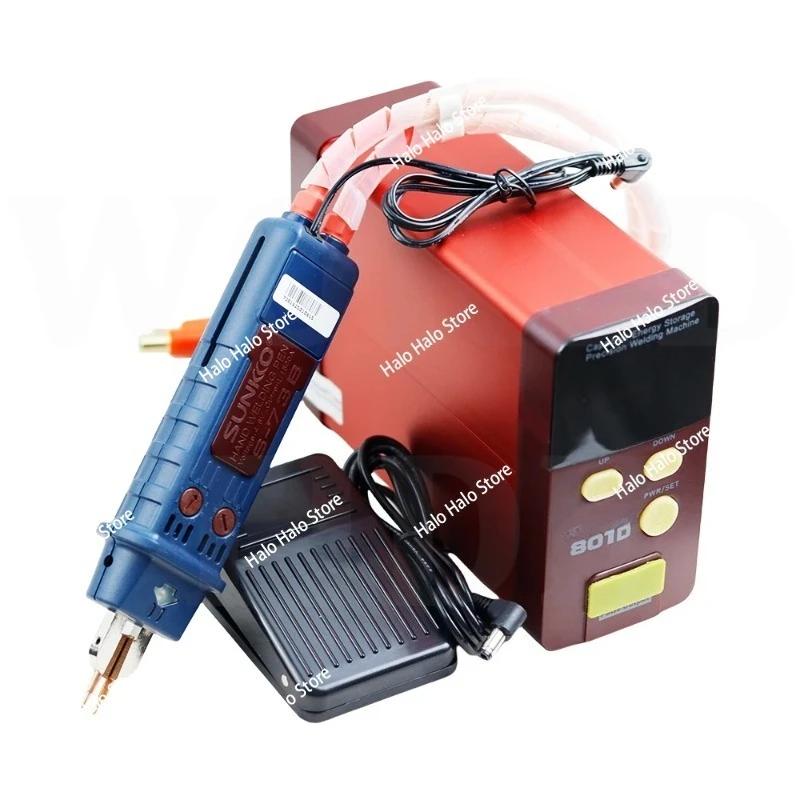 801D Battery Spot Welder 12 KW Capacitor Energy Storage Pulse Welding Machine for 18650 14500 Lithium Phone Battery Repair