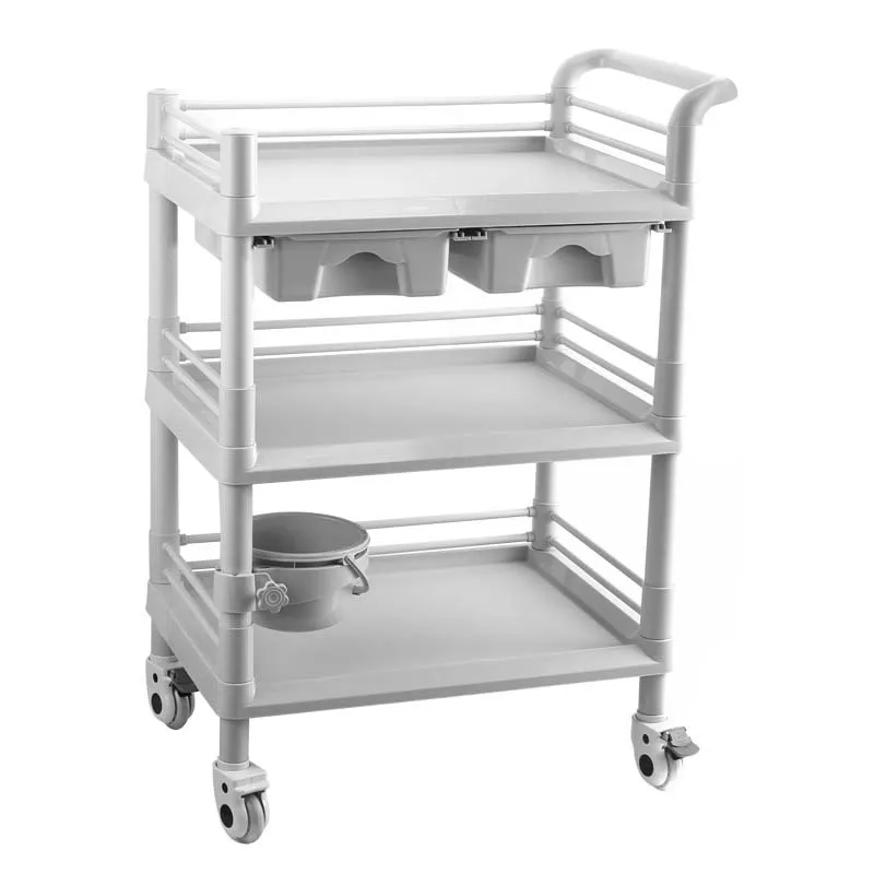 strong-load-bearing-abs-gray-white-treatment-cart-silent-wheels-beauty-instrument-three-tier-handcart-braking-beauty-carts