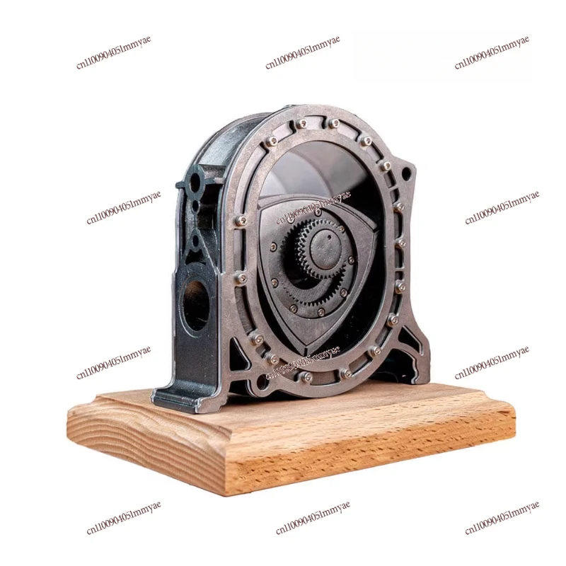 

Metal Rotor Engine Model Tabletop Ornament Assembly Movable Toy