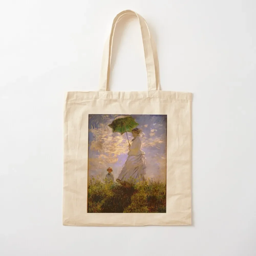 

Claude Monet - 'Femme avec un parasol' 'Madame Monet and Her Son' Tote Bag Women's shopper bag Customizable tote bag