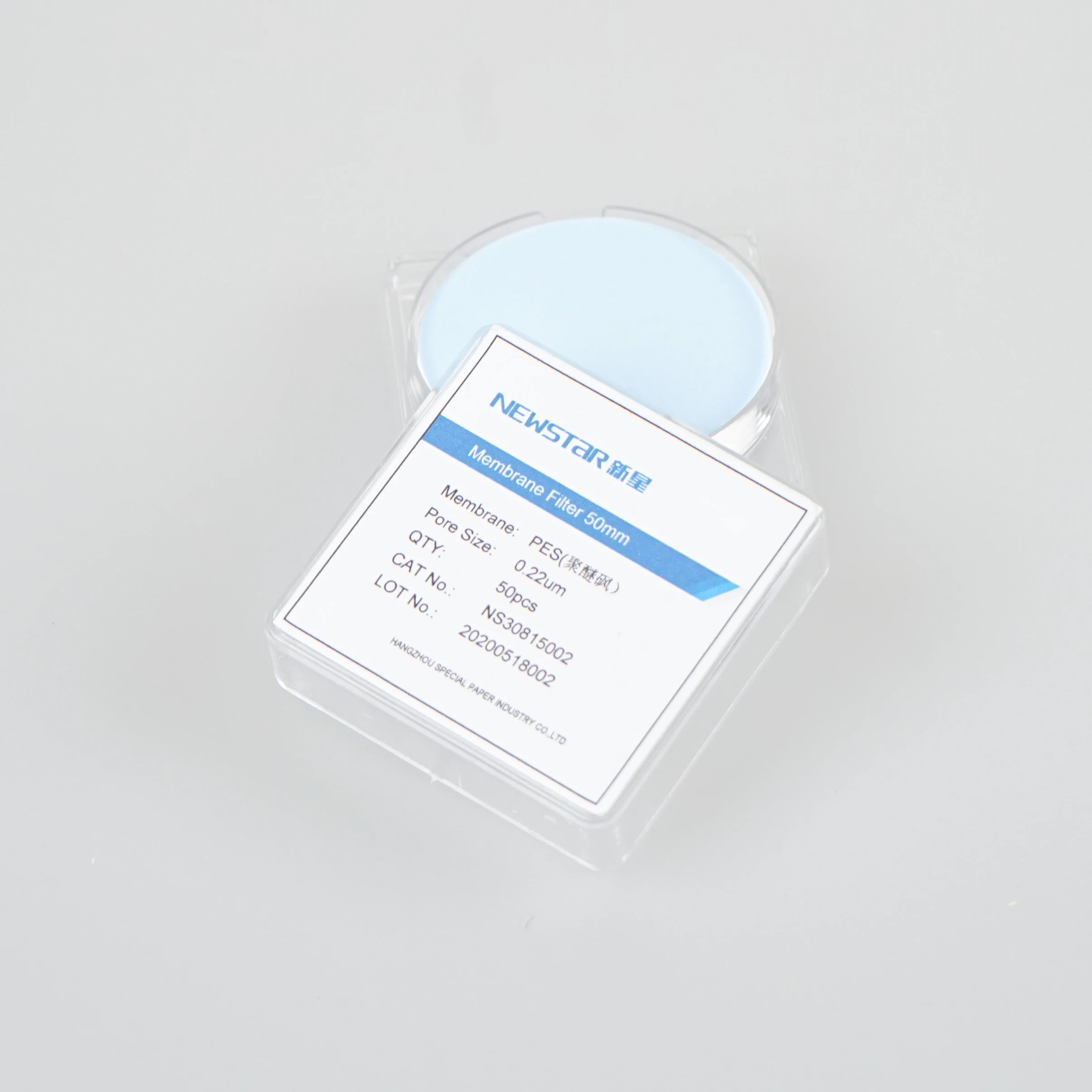 Laboratory PES (Polyethersulfone) Microfiber Membrane Filter 0.22um 0.45um 25mm 47mm 50mm 60mm 90mm Organic Solution Filtration