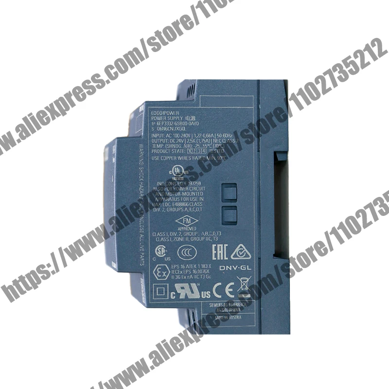 Stabilized Power Supply Input 100-240 V AC Output DC 24 0.6 1.3 2.5 4 A 6EP3 330 6EP3330-6SB00-0AY0 6EP3331 6EP3332 6EP3333