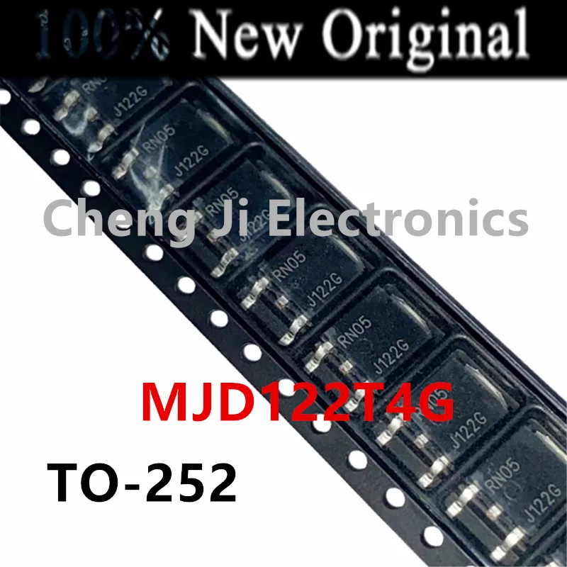 10PCS/Lot   MJD122T4G   NJVMJD122T4G   J122G  TO-252  New original Darlington  transistor   MJD112T4G   J122G 、MJD127T4G  J127G