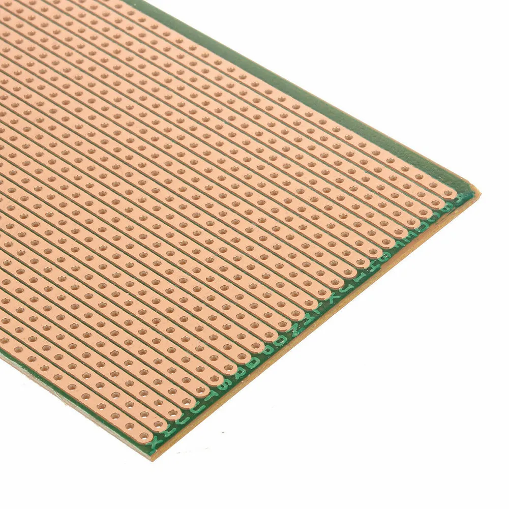 1.2MM PCB Platine Single Side Circuit Perf Board 16.5 X 14.5 Cm 2Pcs Stripboard Veroboard Quality New Practical