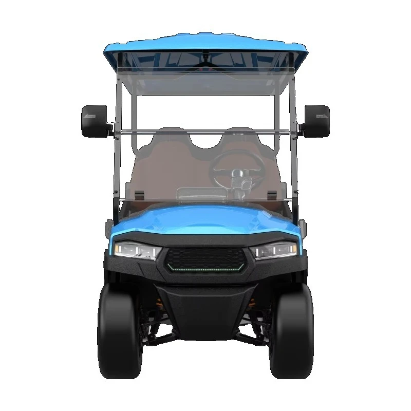Electric 4-Seater Golf Cart with Cargo Box 5kw Motor 48v Battery CE Certified LXM