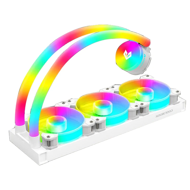 Imagem -03 - Radiador de Refrigeração a Água com Tubo Rgb pc Cpu Cooler Argb Aio Ventilador Líquido Lga 11x 1200 1700 2011 Am4 240 360