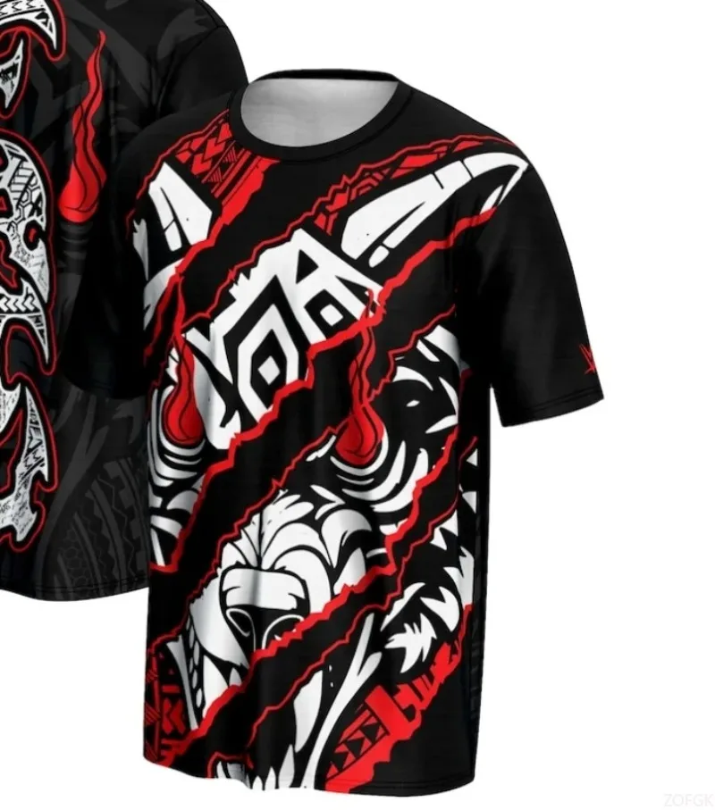 2025 المصارعة ثلاثية الأبعاد تي شيرت مطبوع تنفس ومريحة الصيف تي شيرت الشارع عادية جولة الرقبة الأعلى #4